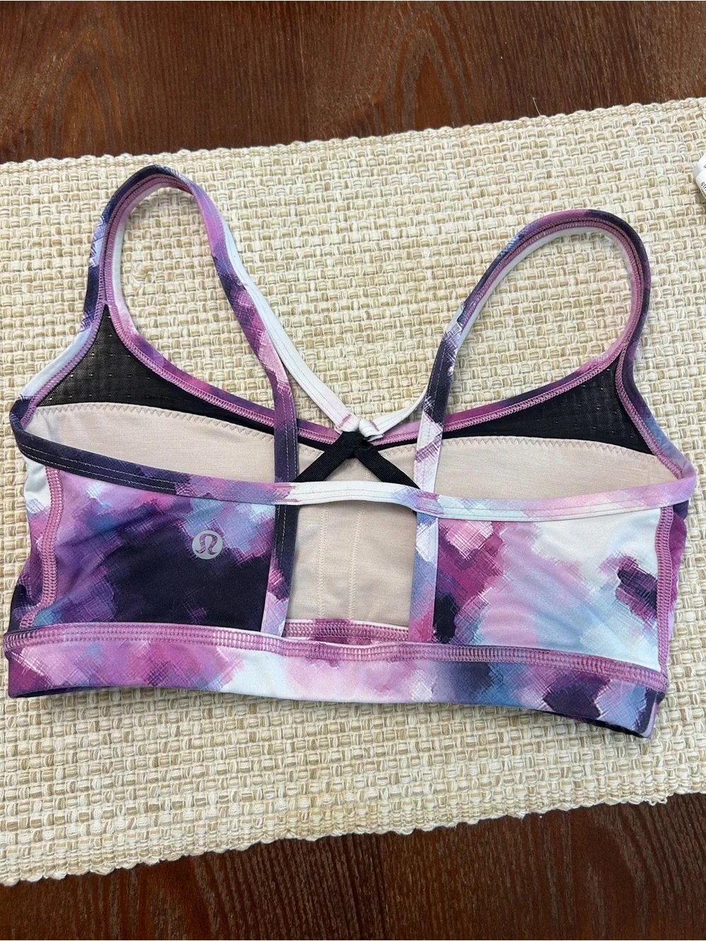 lululemon athletica Purple Tie-Dye Racerback Sports Bra